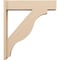 Ekena Millwork 7 1/2-in W x 32-in D x 36-in H Funston Block Rough Cedar Woodgrain TimberThane Outlooker, Primed Tan OUTUR075X32X36FST44RCPR - alternate 4